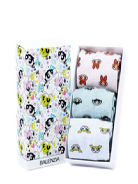 Buy Cartoon Network Women Pack Of 3 Assorted Ankle Length Power Puff