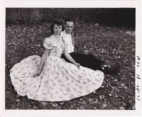 Square Dance Partners 1940s Vintage Photograph Handsome