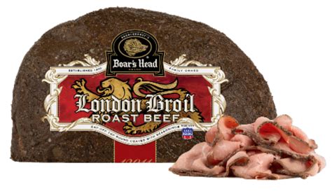 Take the steak out of the fridge 20 minutes before you're ready to cook it. Smith's Food and Drug - Boar's Head London Broil Cap-Off ...