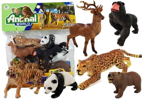 Animal Toys Set 6 Pcs Jungle Animals Toys Educational Toys Toys