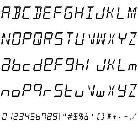 Alarm clock by david j patterson is licensed as donationware. alarm clock Font - 