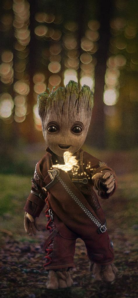 Baby Groot Phone Wallpapers Top Free Baby Groot Phone Backgrounds