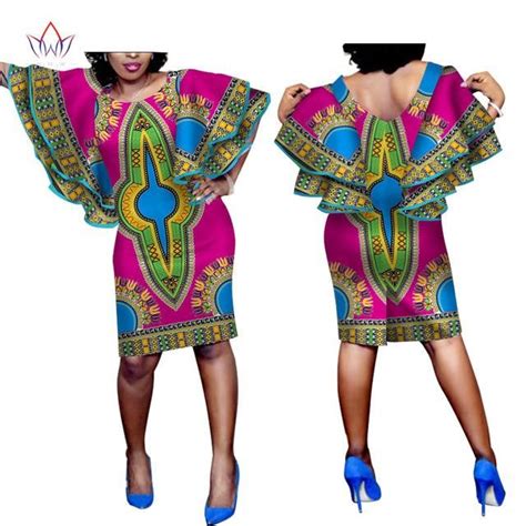 Beautiful African Womens Wax Dashiki Print African Dresses For Women Plus Size Elegant Long