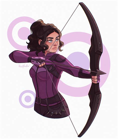 Karina Kostrova On Instagram “hawkeye 💜 Kate Bishop Another Cool Character Made For