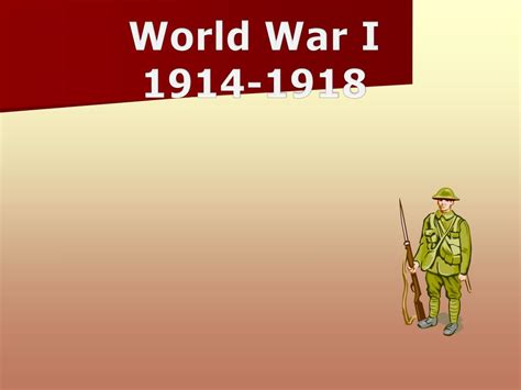 Ppt World War I Powerpoint Presentation Free Download Id4151044
