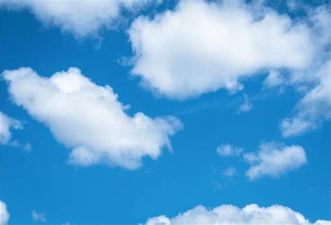 Laeacco Blue Sky Clouds Photography Background 12x8ft