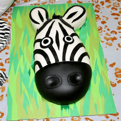 Zebra Birthday Cake Ideas Images Pictures