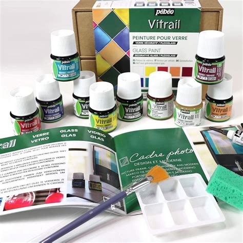 Vitrail Glass Paint Collection Set - CraftyArts.co.uk