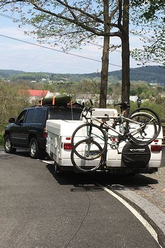 Diy Bike Rack For Pop Up Camper Comfy Camping