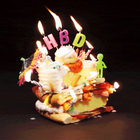 Cake Birthday Cake Hbd S Find And Share On Giphy
