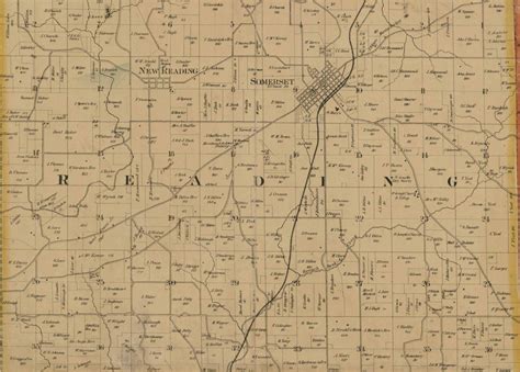 Perry County Ohio 1859 Old Wall Map Reprint With Homeowner Etsy New