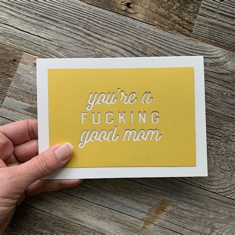Funny Mothers Day Card Etsy