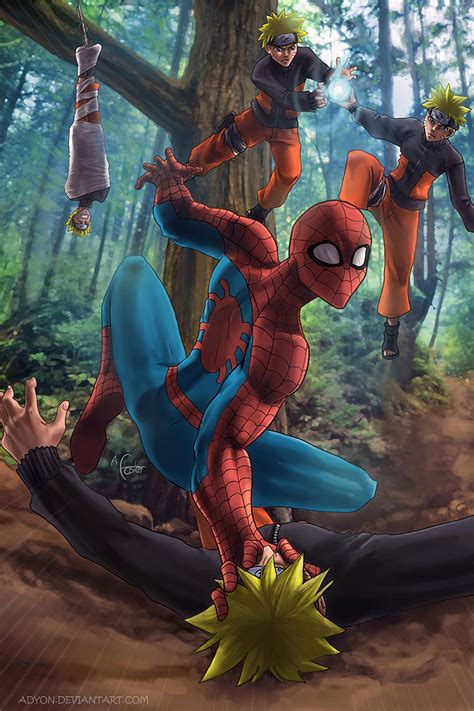 Spider Man Vs Naruto By Adyon On Deviantart