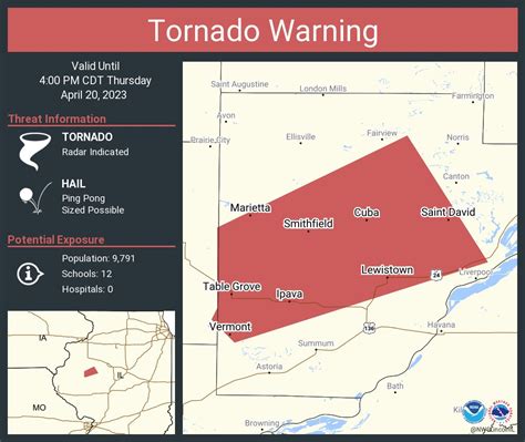 Nws Lincoln Il On Twitter Tornado Warning Including Lewistown Il