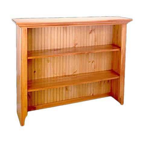 Heirloom Pine Open Top Hutch Only Heirloom Pine Finish
