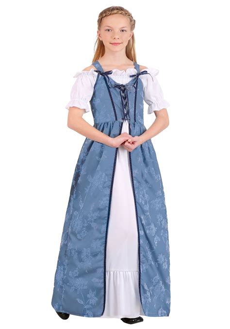 Renaissance Villager Costume For Girls