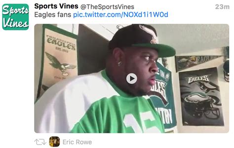 Eagles Player Retweets Video Of Fan Ripping Chip Kelly NSFW UPDATE Bleeding Green Nation