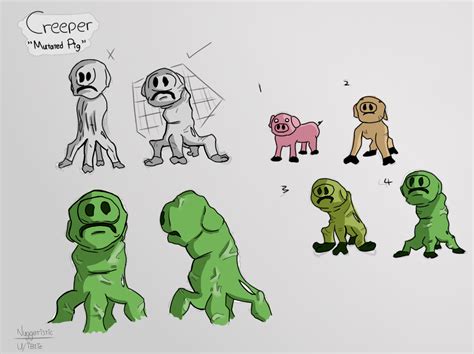 Creeper Design Concept Minecraft