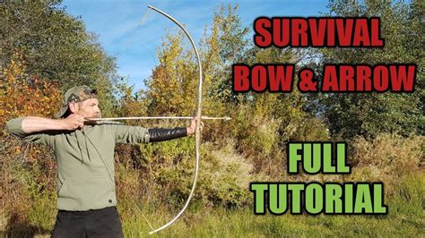 Survival Bow And Arrows Full Tutorial Youtube