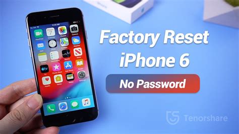 Factory Reset Iphone 6 Without Password Youtube