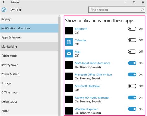 How Do You Enable Disable Notifications In Windows 10