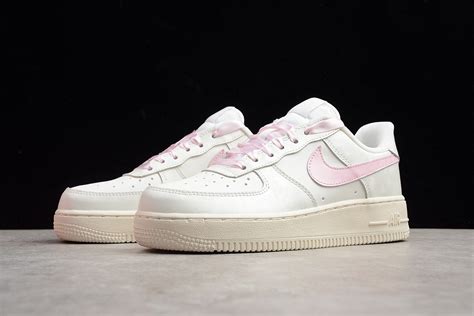 Womens Nike Air Force 1 Low Gs Sail Artic Pink 314219 130