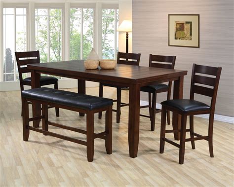 Small modern dining table tall breakfast bar cafe kitchen space saving shelves. Bardstown Counter Height Dining Room Set | Dining Room Sets