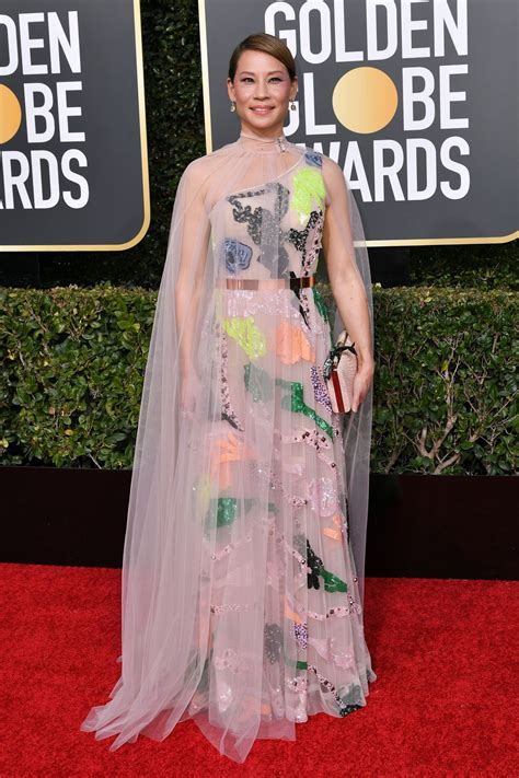 Lucy Liu 2019 Golden Globe Awards Red Carpet Celebmafia