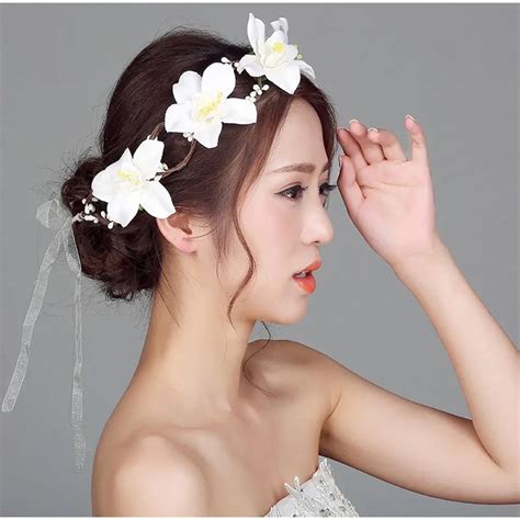 Pcs Hot Sale Wedding Flower Bride Decor Headdress Beautiful Headband New Headwear Photographic