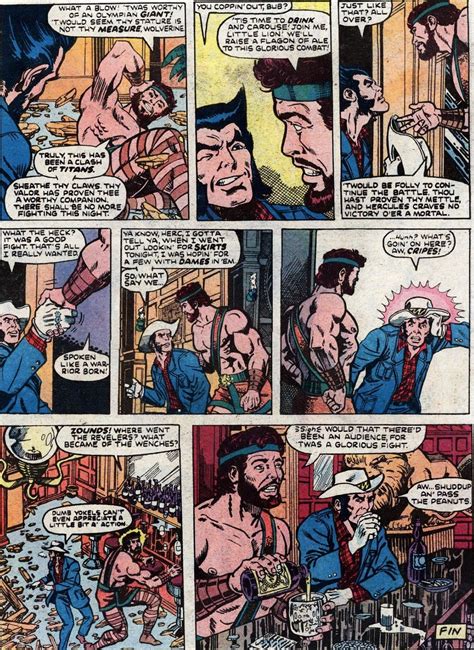 Wolverines Bizarre First Time Meeting Hercules