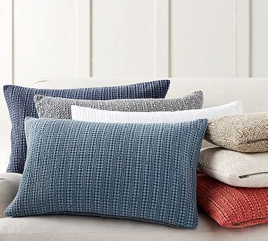 Pottery barn credit card rewards. Honeycomb Lumbar Pillow Covers | Pottery Barn
