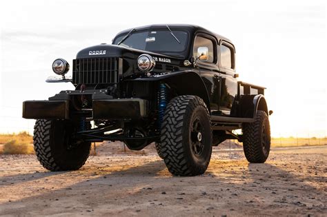 Diesel Swapped 49 Dodge Power Wagon Sold For 405000 At Auction