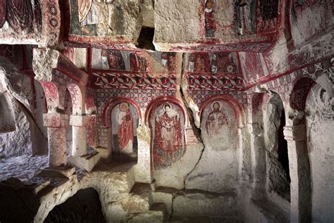 Photographs Of Early Christian Churches In The Cappadocia Region On