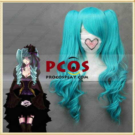 Top Blue Long Vocaloid Hatsune Miku Cosplay Wigs For Sale Mp003127