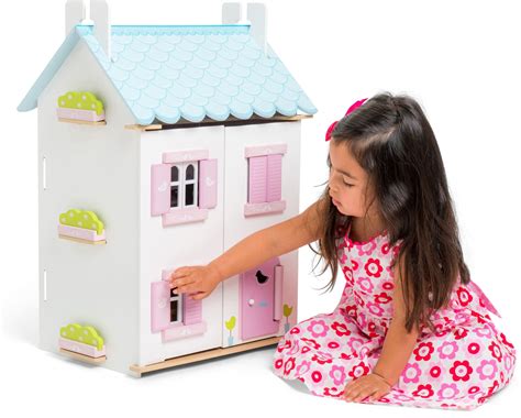 Le Toy Van Dollhouses Blue Bird Cottage Inc Furniture Wooden Dolls