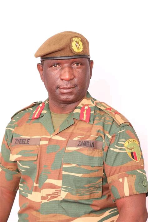 Only Regular Infantry Officers Deputy Army Commander The Zambian