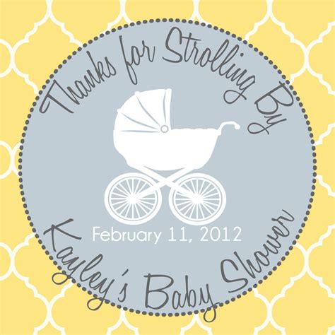 These darling free baby shower printables will help make the task a lot easier. 6 Best Images of Printable Baby Shower Favor Labels - Free ...