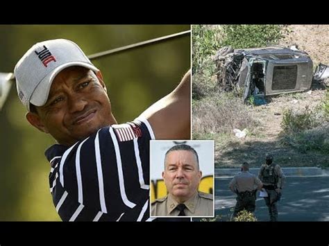 Sheriff To Reveal Speed Cause Of Tiger Woods Near Fatal Car Crash