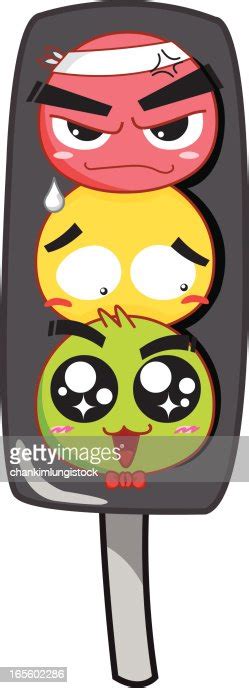 Cartoon Traffic Light High Res Vector Graphic Getty Images