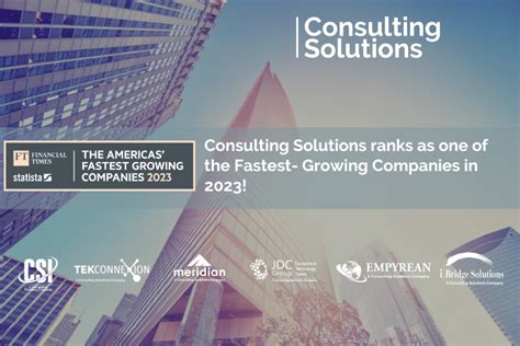 Consulting Solutions Makes Financial Times List Of The Americas