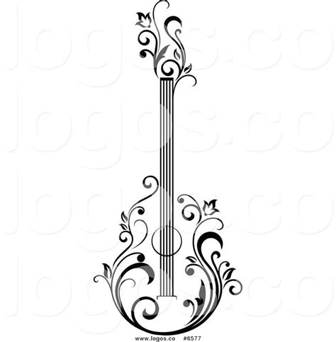 Free Clip Art Guitar Logo Music Tattoo Designs