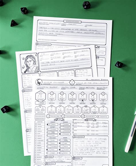 Druid Custom Character Sheet Dnd E Printable And Etsy Free Hot Nude Porn Pic Gallery