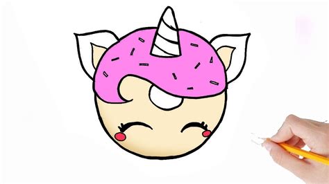 How To Draw A Unicorn Donut Super Kawaii Youtube