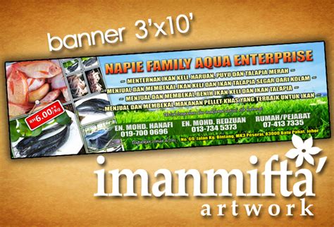 42 spanduk jual ikan hias.membuat banner online menggunakan spanduk selamat datang begitu mudah. Iman Mifta Artwork: BANNER | Ikan Keli Segar 002