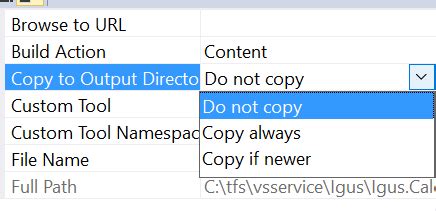 NET Core How To Copy Files To Output Folder Damir Dobric Posts