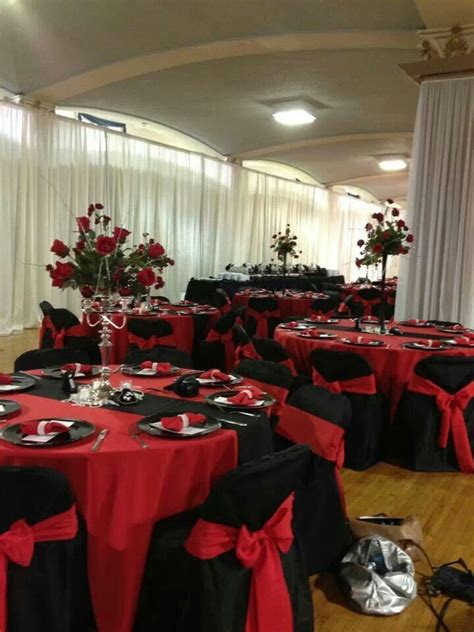 Red And Black Wedding Theme