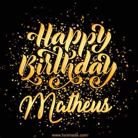 Happy Birthday Card For Matheus Download  And Send For Free