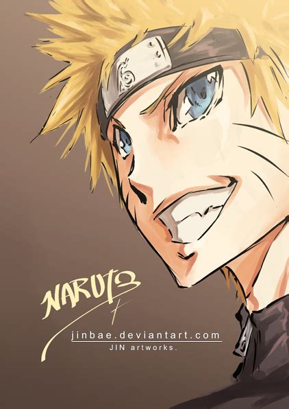 Naruto Portrait By Jinbae On Deviantart