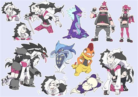 Marnie Piers Toxtricity Obstagoon Team Yell Grunt And 3 More