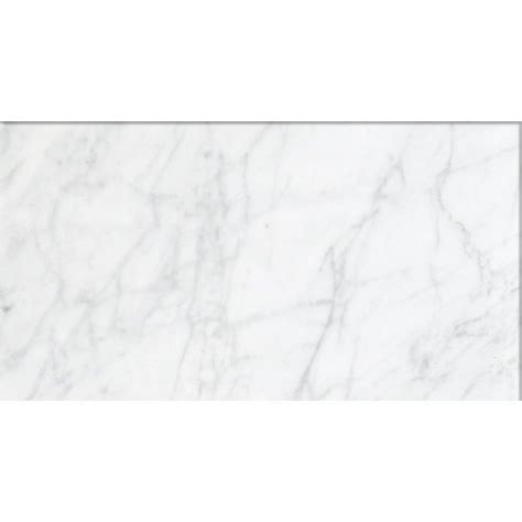 Bianco Carrara Marble 12 X 24 Polished From Garden State Tile